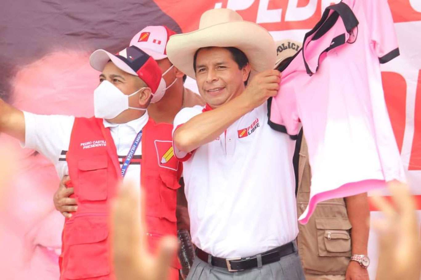 Pedro Castillo holds lead in Peru presidential election